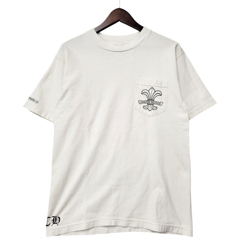 【中古品】【メンズ】 BS FLARE POCKET TEE BSフレア プリント ポケット Tシャツ 半袖 トップス 190-260313-ay-01-izu サイズ：M カラー：ホワイト 万代Net店