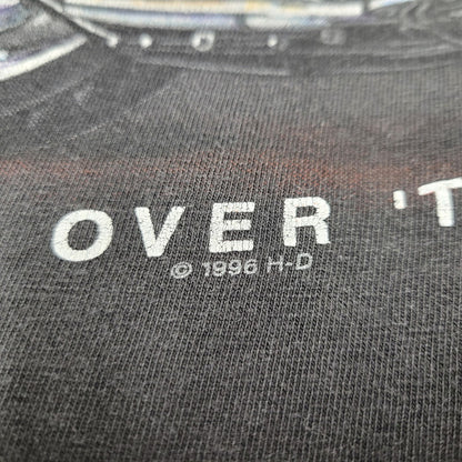【中古品】【メンズ】 IT AIN'T OVER 'TIL THE FAT BOY SINGS. PRINT SS TEE c1996 半袖 Tシャツ USA製 146-260329-as-06-izu サイズ：L カラー：ブラック 万代Net店