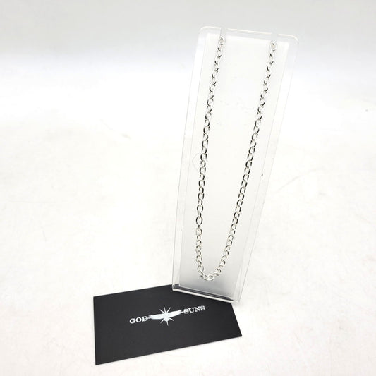 【中古品】【メンズ/レディース】 GOD SUNS ゴッドサンズ SV925 カスタム用チェーン太丸 50cm アクセサリー 192-260408-kh-06-izu カラー：シルバー 万代Net店