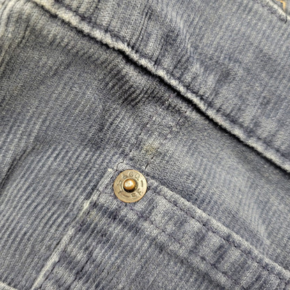 【中古品】【メンズ】 Levi's リーバイス 517-1517 42 TALON USA製 CORDUROY FLARE PANTS コーデュロイ フレア パンツ ボトムス 157-260408-kh-14-izu サイズ：33×34 カラー：ネイビー 万代Net店