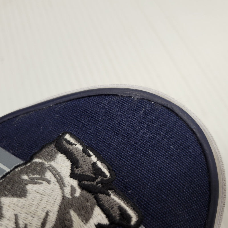 【中古品】【メンズ】 POLO RALPH LAUREN ポロ・ラルフローレン THOMPSON-SK-VLC トンプソン スリッポン スニーカー シューズ 靴 162-260420-as-29-izu サイズ：27.5cm カラー：ネイビー系 万代Net店