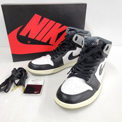 【中古品】【メンズ】 NIKE ナイキ AIR JORDAN 1 RETRO HIGH OG 555088-104 エアジョーダン1 レトロ ハイ OG スニーカー シューズ 靴 160-260511-as-05-izu サイズ：31cm カラー：WHITE/BLACK-WOLF GREY 万代Net店