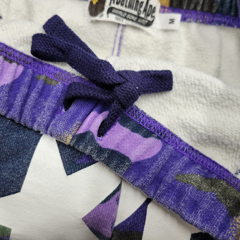 【中古品】【メンズ】 A BATHING APE アベイシングエイプ × HERON PRESTON ヘロンプレストン 001PTI231904C MIX 1ST CAMO SWEAT PANTS ミックス カモ スウェット パンツ ボトムス 153-260517-kh-14-izu サイズ：M カラー：マルチ 万代Net店