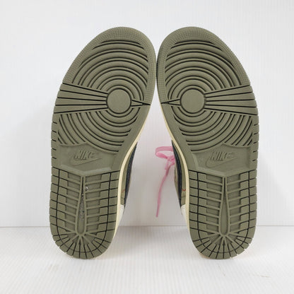 【中古品】【メンズ】 NIKE ナイキ × TRAVIS SCOTT トラヴィス・スコット AIR JORDAN 1 LOW OG SP DM7866-200 エアジョーダン 1 ロー OG SP スニーカー 靴 160-260616-as-07-izu サイズ：27cm カラー：MEDIUM OLIVE/BLACK-SAIL-MUSLIN 万代Net店