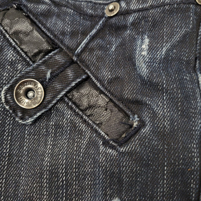 【現状渡し品】【メンズ】 SEMANTIC DESIGN セマンティックデザイン 00S FLARE DENIM PANTS 2-0911 フレアデニムパンツ ボトムス 157-250202-as-16-izu サイズ：LL カラー：インディゴ 万代Net店