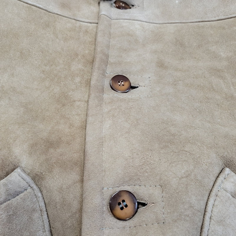 【中古品】【メンズ】 AMERICAN SHEEPHERDER アメリカンシープヘッダー SHEEPSKIN MOUTON COAT シープスキン ムートンコート USA製 146-260624-as-10-izu カラー：ブラウン 万代Net店