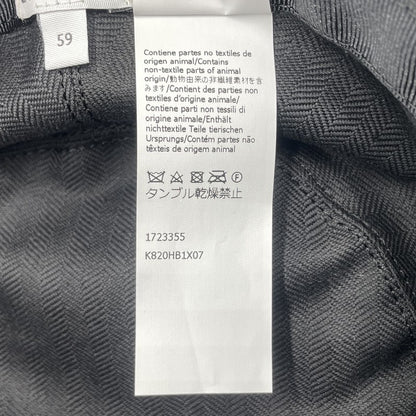 【中古品】【メンズ】 LOEWE ロエベ ANAGRAM JACQUARD BUCKET HAT K820HB1X07 アナグラムジャガード バケットハット 帽子 183-260720-ss-01-tei サイズ：59 カラー：ネイビー 万代Net店