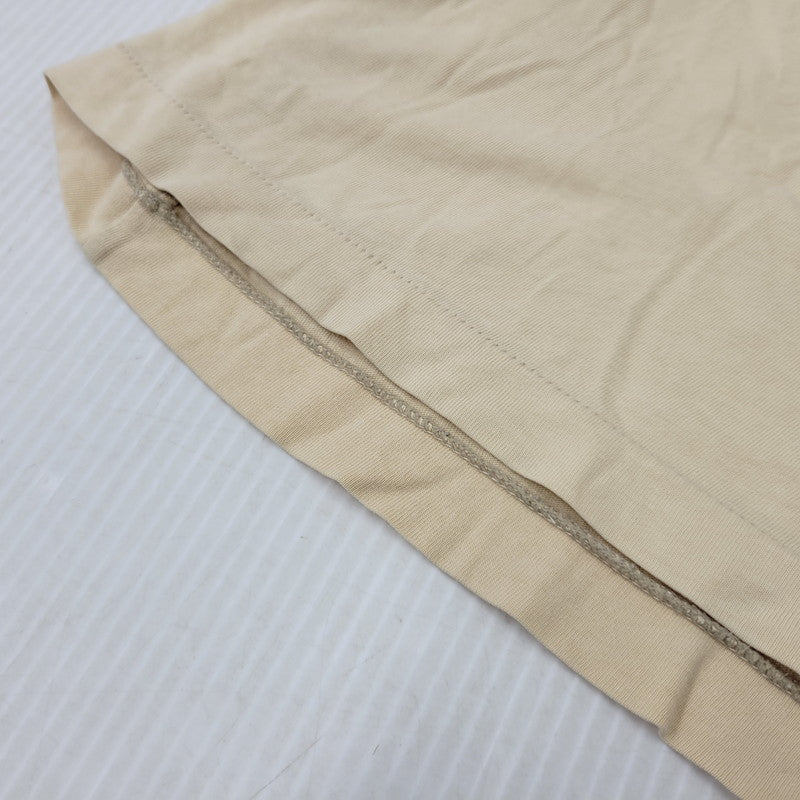 【中古品】【メンズ】 A BATHING APE アベイシングエイプ LOGO PRINT RAGLAN SLEEVE TEE ロゴプリント ラグラン スリーブ Tシャツ 初期タグ プリント 半袖 トップス 142-260728-ay-03-izu サイズ：M カラー：ブラウン×ベージュ 万代Net店