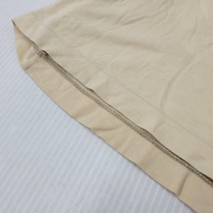 【中古品】【メンズ】 A BATHING APE アベイシングエイプ LOGO PRINT RAGLAN SLEEVE TEE ロゴプリント ラグラン スリーブ Tシャツ 初期タグ プリント 半袖 トップス 142-260728-ay-03-izu サイズ：M カラー：ブラウン×ベージュ 万代Net店