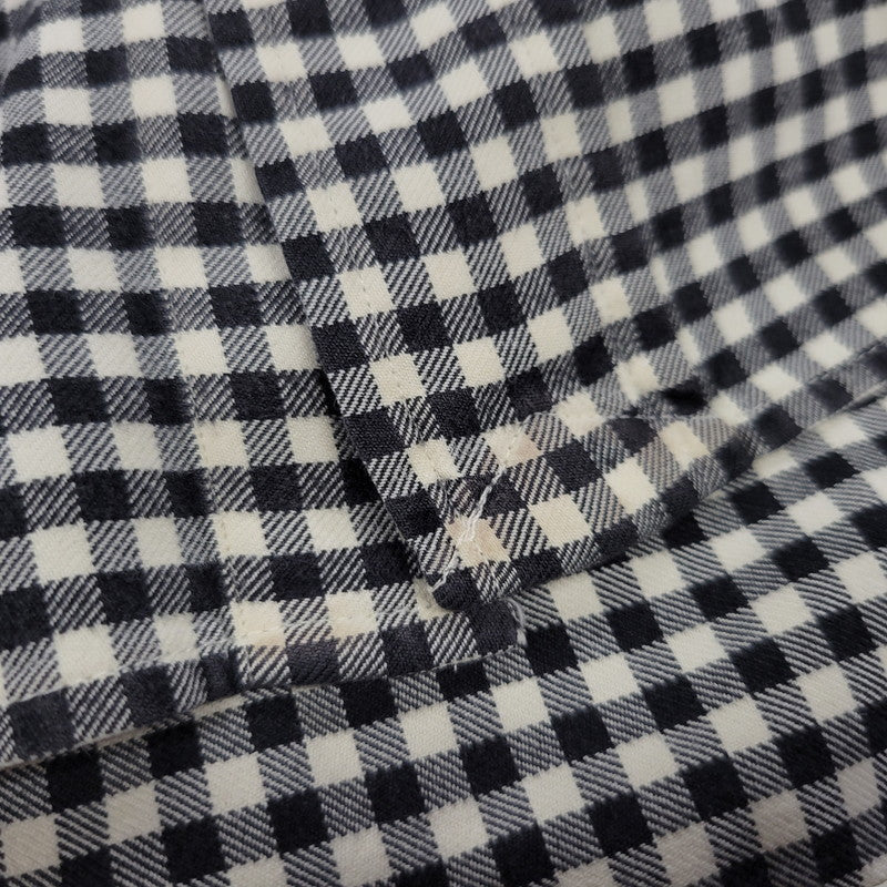 【中古品】【メンズ】 RALPH LAUREN ラルフローレン CLASSIC FIT GINGHAM CHECK L S SHIRT クラシック フィット ギンガムチェック ロングスリーブ シャツ 長袖 トップス 146-260728-ay-08-izu サイズ：L カラー：ブラック×ホワイト 万代Net店