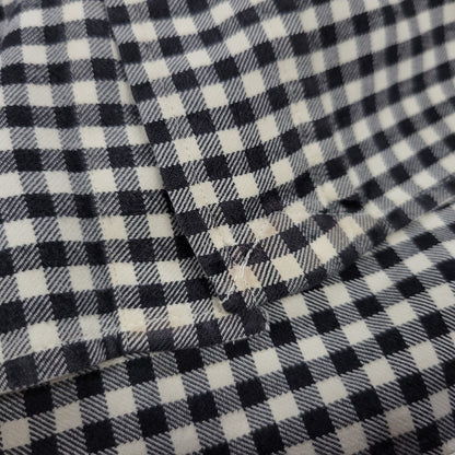 【中古品】【メンズ】 RALPH LAUREN ラルフローレン CLASSIC FIT GINGHAM CHECK L S SHIRT クラシック フィット ギンガムチェック ロングスリーブ シャツ 長袖 トップス 146-260728-ay-08-izu サイズ：L カラー：ブラック×ホワイト 万代Net店