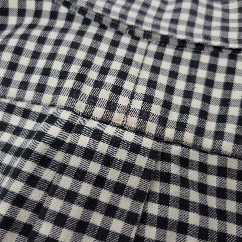 【中古品】【メンズ】 RALPH LAUREN ラルフローレン CLASSIC FIT GINGHAM CHECK L S SHIRT クラシック フィット ギンガムチェック ロングスリーブ シャツ 長袖 トップス 146-260728-ay-08-izu サイズ：L カラー：ブラック×ホワイト 万代Net店