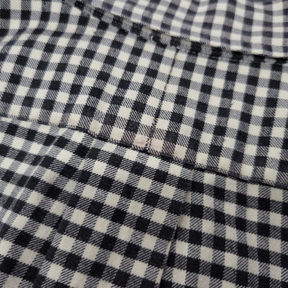 【中古品】【メンズ】 RALPH LAUREN ラルフローレン CLASSIC FIT GINGHAM CHECK L S SHIRT クラシック フィット ギンガムチェック ロングスリーブ シャツ 長袖 トップス 146-260728-ay-08-izu サイズ：L カラー：ブラック×ホワイト 万代Net店