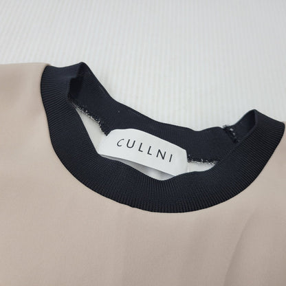 【中古品】【メンズ】 CULLNI クルニ 22-SS-034 コンビネーションプルオーバー 半袖 トップス 140-260728-ay-17-izu サイズ：2 カラー：ベージュ×ホワイト 万代Net店