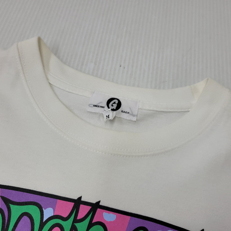 【中古品】【メンズ】 GOOD ENOUGH×KOZIK グッドイナフ×コジック 17SS KOZIK ART WORK PRINT TEE コジック アート ワーク プリント ティー トップス 半袖 142-260413-cs-05-izu サイズ：M カラー：ホワイト 万代Net店