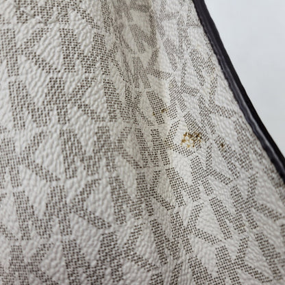 【中古品】【レディース】 マイケルコース SIGNATURE 2WAY BAG 30F9G0HS1B シグネチャー ハンドバッグ ショルダーバッグ カバン 鞄 188-251111-as-06-izu カラー：ホワイト×ブラウン 万代Net店