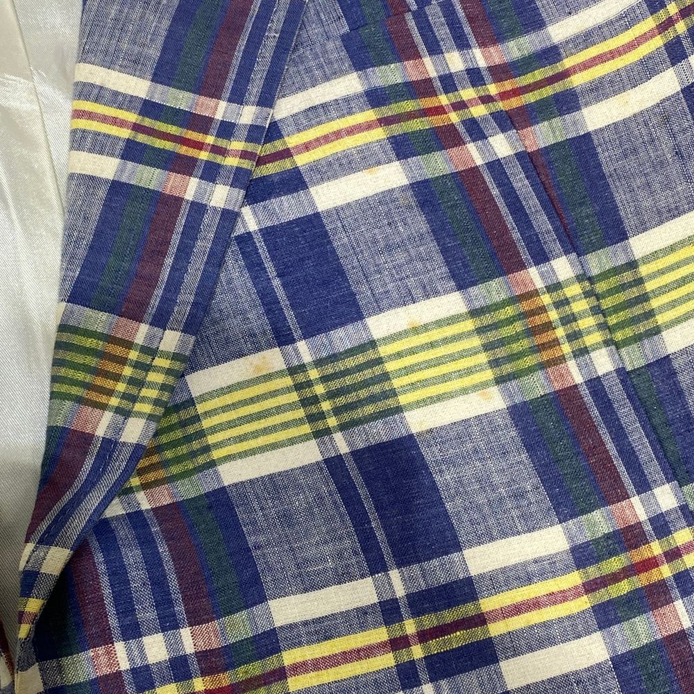 【現状渡し品】【メンズ】 POLO UNIVERSTY by RALPH LAUREN ポロユニバーシティー バイ ラルフローレン 2B CHECK TAILORED JACKET 2B チェック テーラードジャケット トップス 147-250512-KS-24-tei カラー：チェック 万代Net店