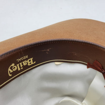 【中古品】【メンズ/レディース】 BAILEY ベイリー REGAL COWBOY HAT リーガル カウボーイ ハット 帽子 185-260705-cs-09-izu サイズ：7 1/8 カラー：ブラウン 万代Net店