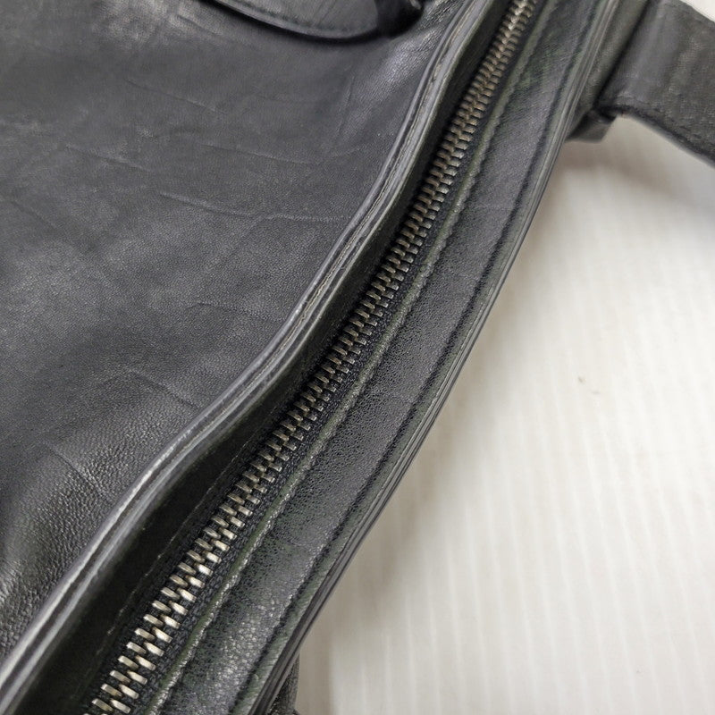 【現状渡し品】【メンズ/レディース】 JIMMY CHOO ジミーチュウ LEATHER TOTE BAG レザー トートバッグ クロコ型押し カバン 鞄 188-260826-ay-03-izu カラー：ブラック 万代Net店