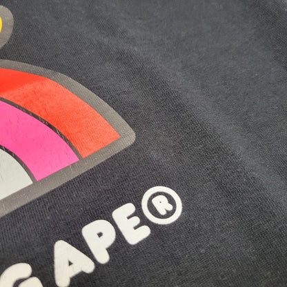 【中古品】【メンズ】 A BATHING APE アベイシングエイプ BABY MILO TEE ベイビー マイロ Tシャツ トップス 半袖 142-260828-cs-03-izu サイズ：M カラー：ブラック 万代Net店