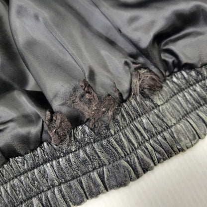 【現状渡し品】【メンズ】 USED 韓国製 YKK ZIP SHEEPLEATHER RIDERS JACKET シープレザー ライダース ジャケット アウター 146-260828-cs-10-izu サイズ：M カラー：ブラック 万代Net店