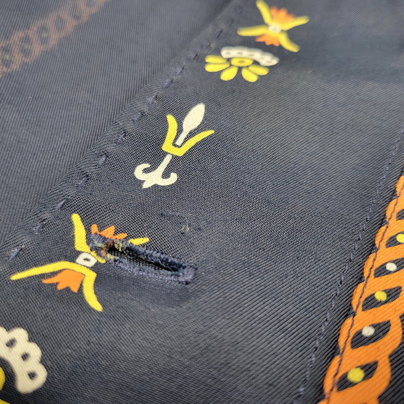 【中古品】【メンズ】 R.J.B アールジェイビー THE FLAT HEAD RAYON OPEN COLLAR LS SHIRT フラットヘッド レーヨン オープンカラー 長袖シャツ 145-260829-as-06-izu サイズ：40 カラー：ネイビー 万代Net店