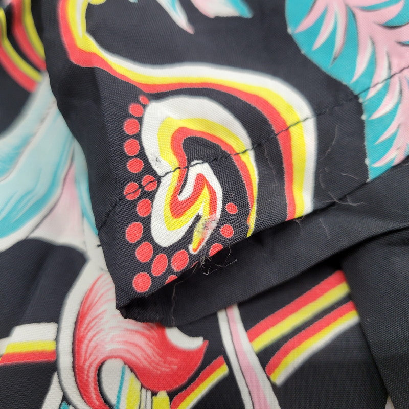 【現状渡し品】【メンズ】 SUN SURF サンサーフ RAYON HAWAIIAN SHIRT M32529 レーヨン ハワイアンシャツ 半袖 145-260903-as-40-izu サイズ：S カラー：ブラック系 万代Net店