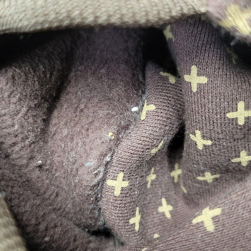 【中古品】【メンズ】 GOODENOUGH グッドイナフ GE-154010 CROSS DOT HOODED SWEATSHIRT クロス ドット フーデッド スウェットシャツ トップス 142-260907-kh-01-izu サイズ：XL カラー：ブラウン 万代Net店