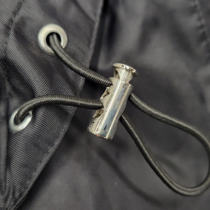 【中古品】【レディース】 CW2LAB シーダブリューツーラボ NYLON SHORT VEST HOODIE ナイロン ショート ベスト フーディ アウター 168-260907-kh-04-izu サイズ：MIDDLE カラー：ブラック 万代Net店