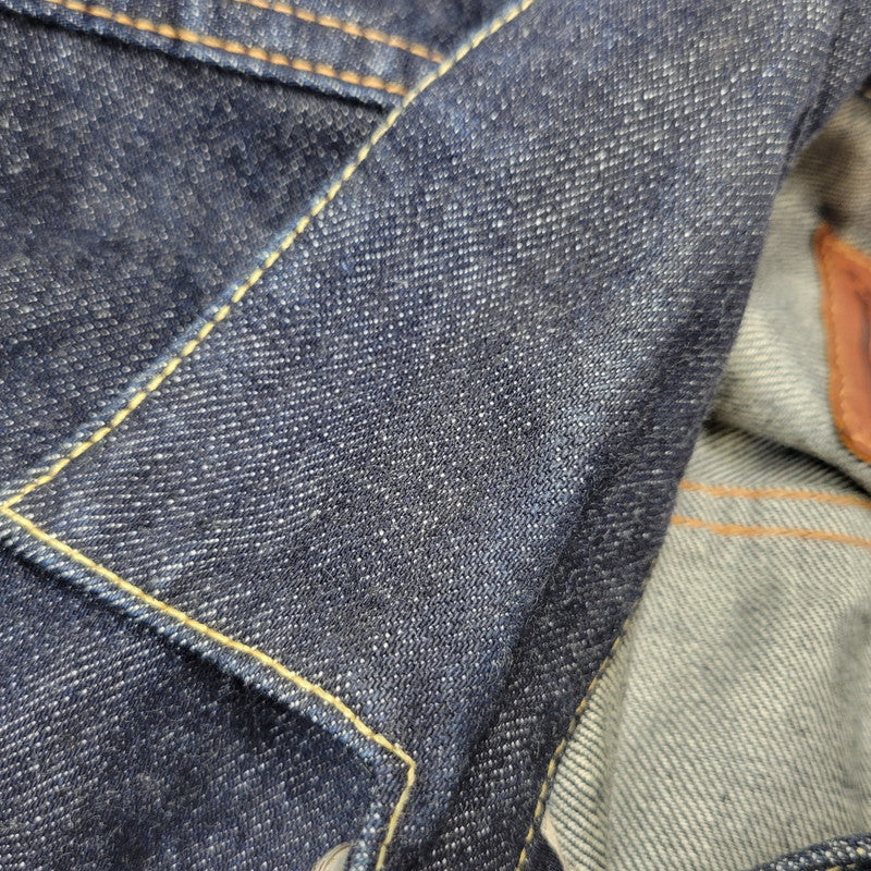 【中古品】【メンズ】 BLACK SIGN ブラックサイン 1ST DENIM JACKET デニム ジャケット アウター 140-260907-kh-05-izu サイズ：44 カラー：インディゴ 万代Net店