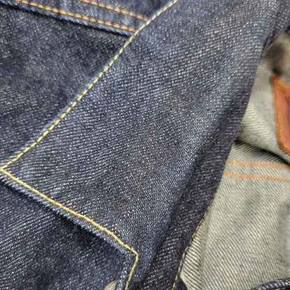 【中古品】【メンズ】 BLACK SIGN ブラックサイン 1ST DENIM JACKET デニム ジャケット アウター 140-260907-kh-05-izu サイズ：44 カラー：インディゴ 万代Net店