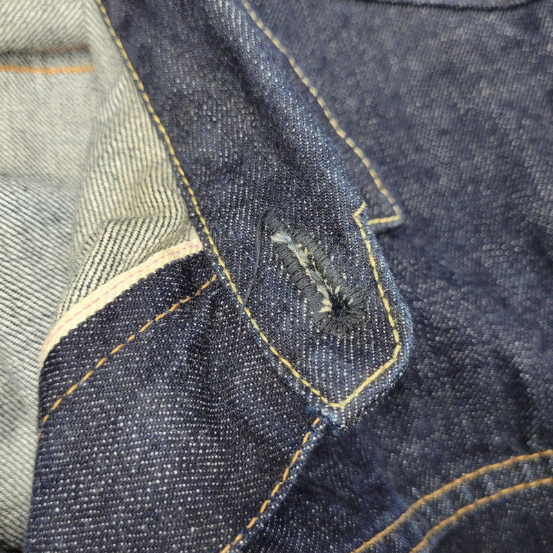 【中古品】【メンズ】 BLACK SIGN ブラックサイン 1ST DENIM JACKET デニム ジャケット アウター 140-260907-kh-05-izu サイズ：44 カラー：インディゴ 万代Net店