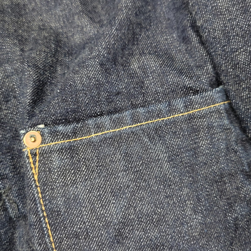 【中古品】【メンズ】 BLACK SIGN ブラックサイン 1ST DENIM JACKET デニム ジャケット アウター 140-260907-kh-05-izu サイズ：44 カラー：インディゴ 万代Net店