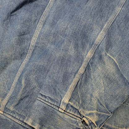 【現状渡し品】【メンズ】 SEARS シアーズ WORK LEISURE 14407 USA製 BLANKET LINER DENIM COVERALL ワークレジャー ブランケット ライナー デニム カバーオール アウター 146-260907-kh-07-izu サイズ：L カラー：インディゴ 万代Net店