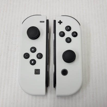 【中古美品】 【ゲーム】Nintendo Switch (有機ELモデル) Joy-Con(L)/(R) ホワイト HEG-S-KAAAA(JPN) 任天堂 ニンテンドースイッチ 本体 034-260829-as-01-izu 万代Net店