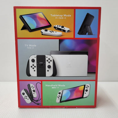 【中古美品】 【ゲーム】Nintendo Switch (有機ELモデル) Joy-Con(L)/(R) ホワイト HEG-S-KAAAA(JPN) 任天堂 ニンテンドースイッチ 本体 034-260829-as-01-izu 万代Net店