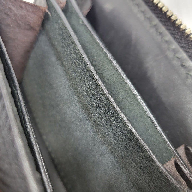 【中古品】【メンズ/レディース】 SAAD サード ROUND FASTENER COIN CASE ラウンドファスナー コインケース 財布 200-260919-as-25-izu カラー：ブラック 万代Net店