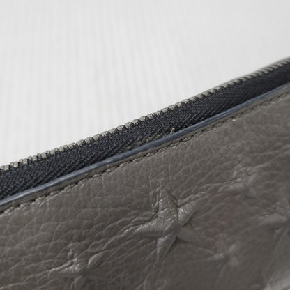 【中古品】【メンズ/レディース】 JIMMY CHOO ジミーチュウ CARD＆COIN CASE カード＆コインケース 財布 小物 200-261002-ay-08-izu カラー：グレー系×ブラック 万代Net店