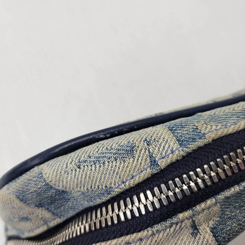 【中古品】【メンズ/レディース】 SUPREME シュプリーム 22SS FAT TIP JACQUARD DENIM WAIST BAG ファット チップ ジャガード デニム ウエスト バッグ カバン 鞄 188-261005-cs-13-izu カラー：インディゴ 万代Net店