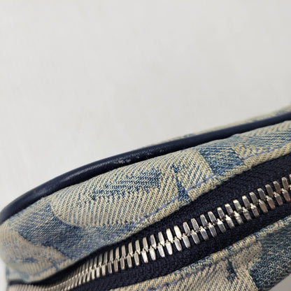 【中古品】【メンズ/レディース】 SUPREME シュプリーム 22SS FAT TIP JACQUARD DENIM WAIST BAG ファット チップ ジャガード デニム ウエスト バッグ カバン 鞄 188-261005-cs-13-izu カラー：インディゴ 万代Net店