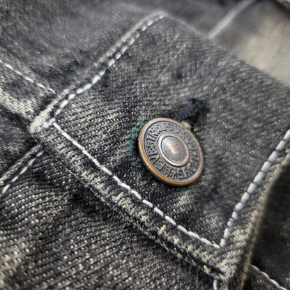 【中古品】【メンズ】 LEVI'S リーバイス 70599-09 BLACK DENIM JACKET ブラック デニムジャケット アウター 146-261015-ay-08-izu サイズ：M カラー：ブラック 万代Net店
