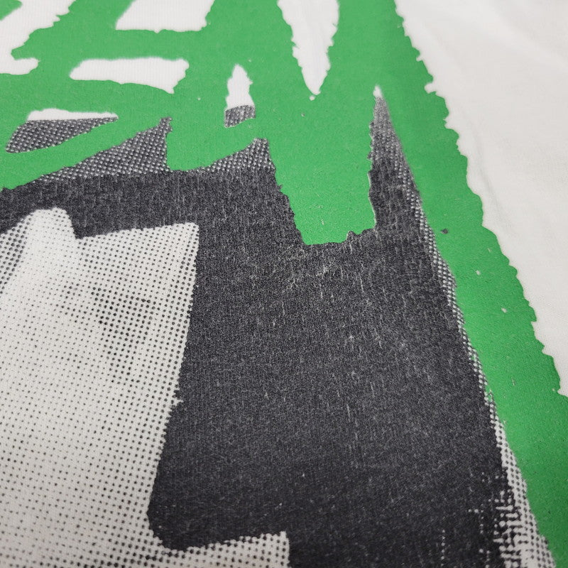 【中古品】【メンズ】 STUSSY ステューシー LANDIN L/S TEE ランディン ロングスリーブ Tシャツ プリント 長袖 トップス 142-261015-ay-11-izu サイズ：L カラー：ホワイト 万代Net店