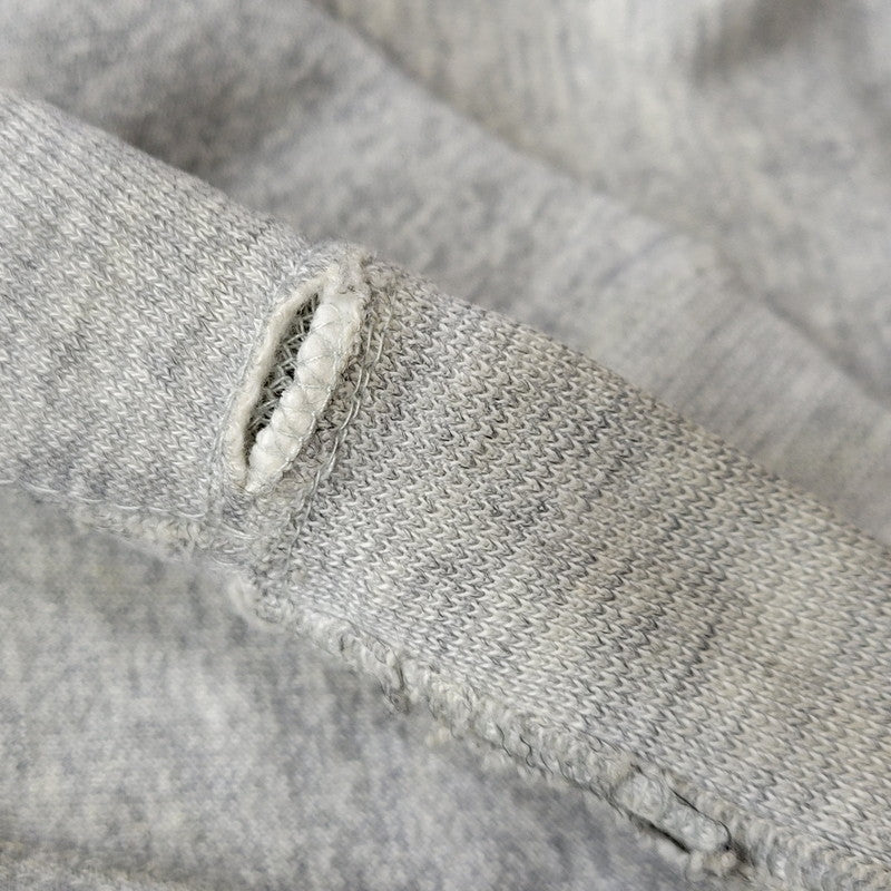 【現状渡し品】【メンズ】 CHAMPION チャンピオン USA製 トリコタグ後期 染み込みプリント USMA REVERSE WEAVE HOODED SWEATSHIRT リバース ウィーブ フーデッド スウェットシャツ 146-261017-kh-07-izu サイズ：M カラー：グレー 万代Net店