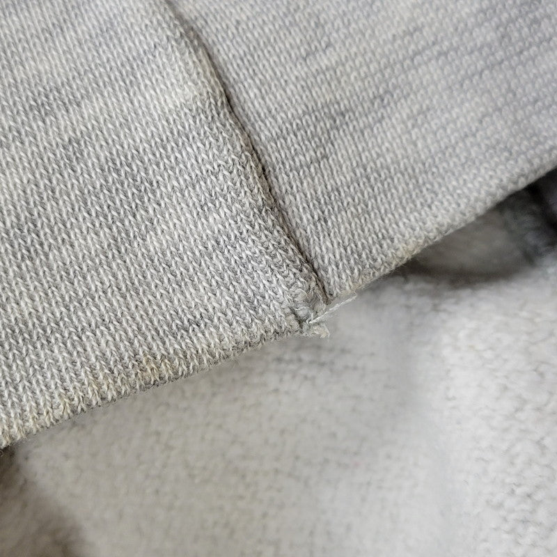 【現状渡し品】【メンズ】 CHAMPION チャンピオン USA製 トリコタグ後期 染み込みプリント USMA REVERSE WEAVE HOODED SWEATSHIRT リバース ウィーブ フーデッド スウェットシャツ 146-261017-kh-07-izu サイズ：M カラー：グレー 万代Net店