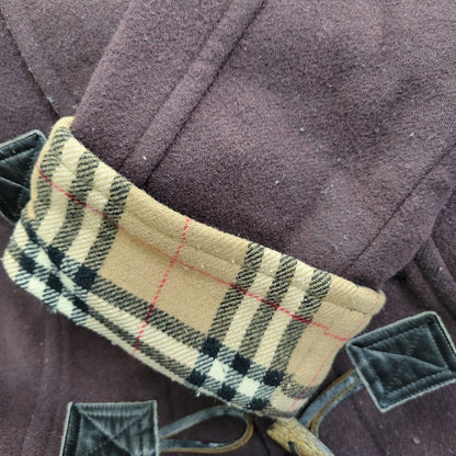 【中古品】【レディース】 BURBERRYS OF LONDON BLUE LABEL バーバリーオブロンドン ブルーレーベル FNF05-540 WOOL DUFFLE COAT ウール ダッフル コート アウター 168-261023-cs-12-izu サイズ：38 カラー：ブラウン 万代Net店
