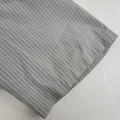 【中古品】【メンズ】 OLD STUSSY オールドステューシー 紺タグ 90S STRIPE SS SHIRT ストライプ ショートスリーブ シャツ トップス 半袖 142-261023-cs-15-izu サイズ：XL カラー：グレー 万代Net店
