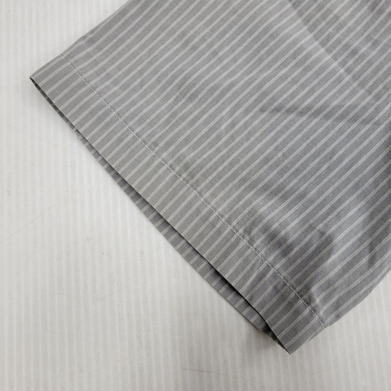 【中古品】【メンズ】 OLD STUSSY オールドステューシー 紺タグ 90S STRIPE SS SHIRT ストライプ ショートスリーブ シャツ トップス 半袖 142-261023-cs-15-izu サイズ：XL カラー：グレー 万代Net店