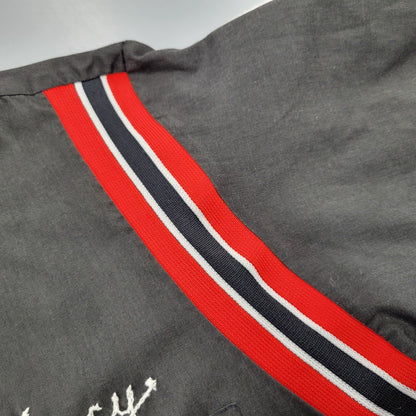 【中古品】【メンズ】 HILTON ヒルトン USA製 70’S BOWLING SHIRT ボウリング シャツ トップス 半袖 146-261023-cs-16-izu サイズ：L カラー：ブラック 万代Net店