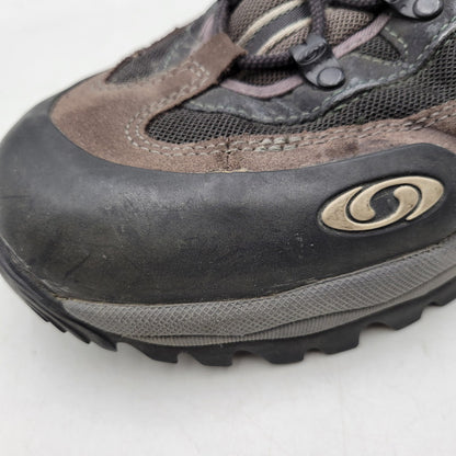 【現状渡し品】【メンズ】 SALOMON サロモン YS8 643001 GORE-TEX CONTAGRIP HIKING TRAIL SHOES ゴアテックス コンタグリップ ハイキング トレイル シューズ スニーカー 靴 162-261023-cs-19-izu サイズ：29cm カラー：ブラウン系 万代Net店