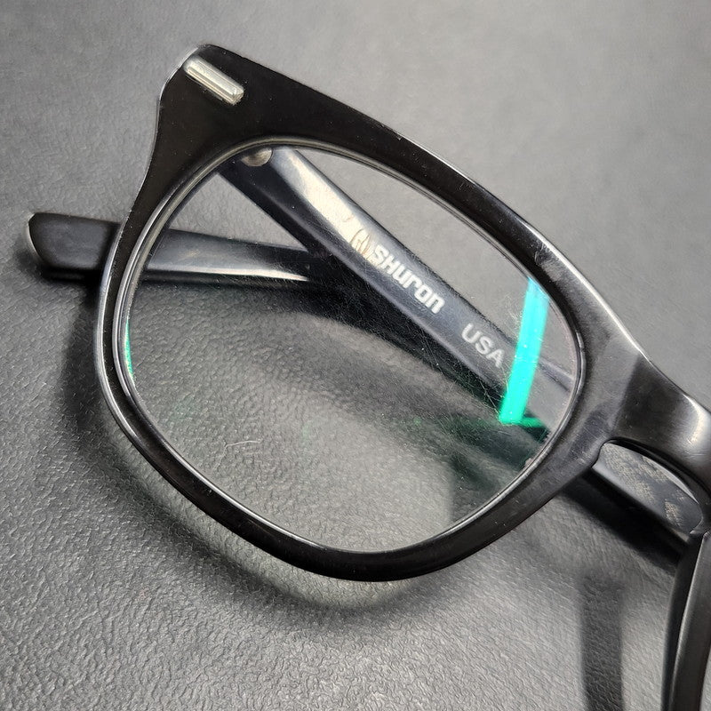 【現状渡し品】【メンズ/レディース】 SHURON シュロン FREEWAY GLASSES フリーウェイ グラス メガネ 眼鏡 小物 203-261023-cs-21-izu サイズ：50口22 カラー：ブラック 万代Net店